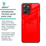 Blood Red Glass Case for Realme C35