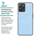 Pastel Sky Blue Glass Case for Realme C35