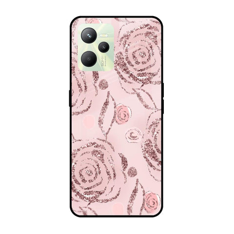 Shimmer Roses Realme C35 Glass Cases & Covers Online