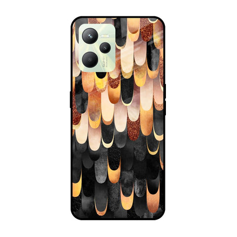 Bronze Abstract Realme C35 Glass Cases & Covers Online