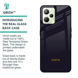 Deadlock Black Glass Case For Realme C35