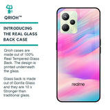 Colorful Waves Glass case for Realme C35