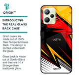 Race Jersey Pattern Glass Case For Realme C35