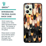 Bronze Abstract Glass Case for Realme C35