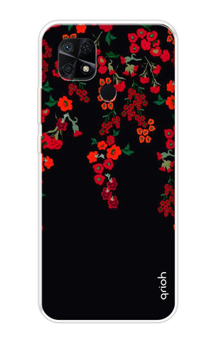 Floral Deco Redmi 10 Power Back Cover