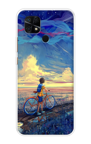 Riding Bicycle to Dreamland Redmi 10 Power Back Cover