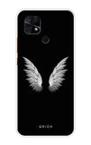 White Angel Wings Redmi 10 Power Back Cover