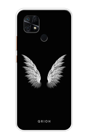White Angel Wings Redmi 10 Power Back Cover