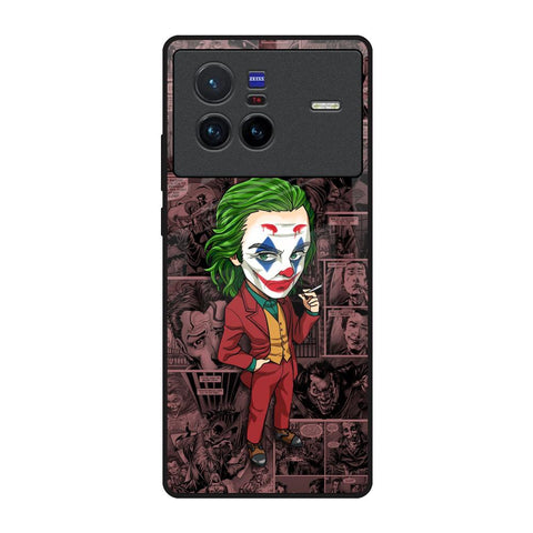 Joker Cartoon Vivo X80 5G Glass Back Cover Online