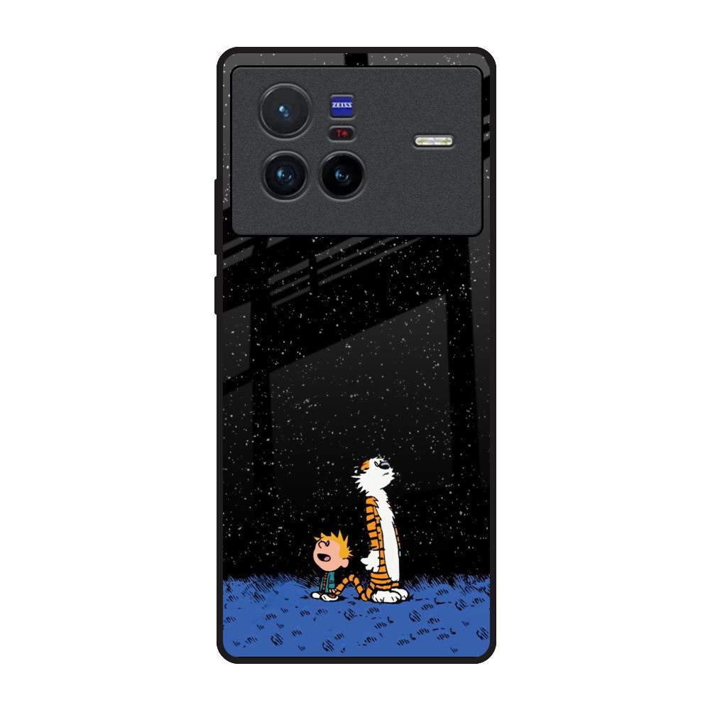 Night Sky Star Vivo X80 5G Glass Back Cover Online