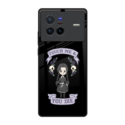 Touch Me & You Die Vivo X80 5G Glass Back Cover Online