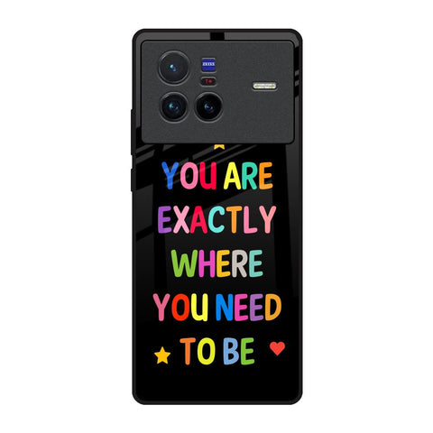 Magical Words Vivo X80 5G Glass Back Cover Online
