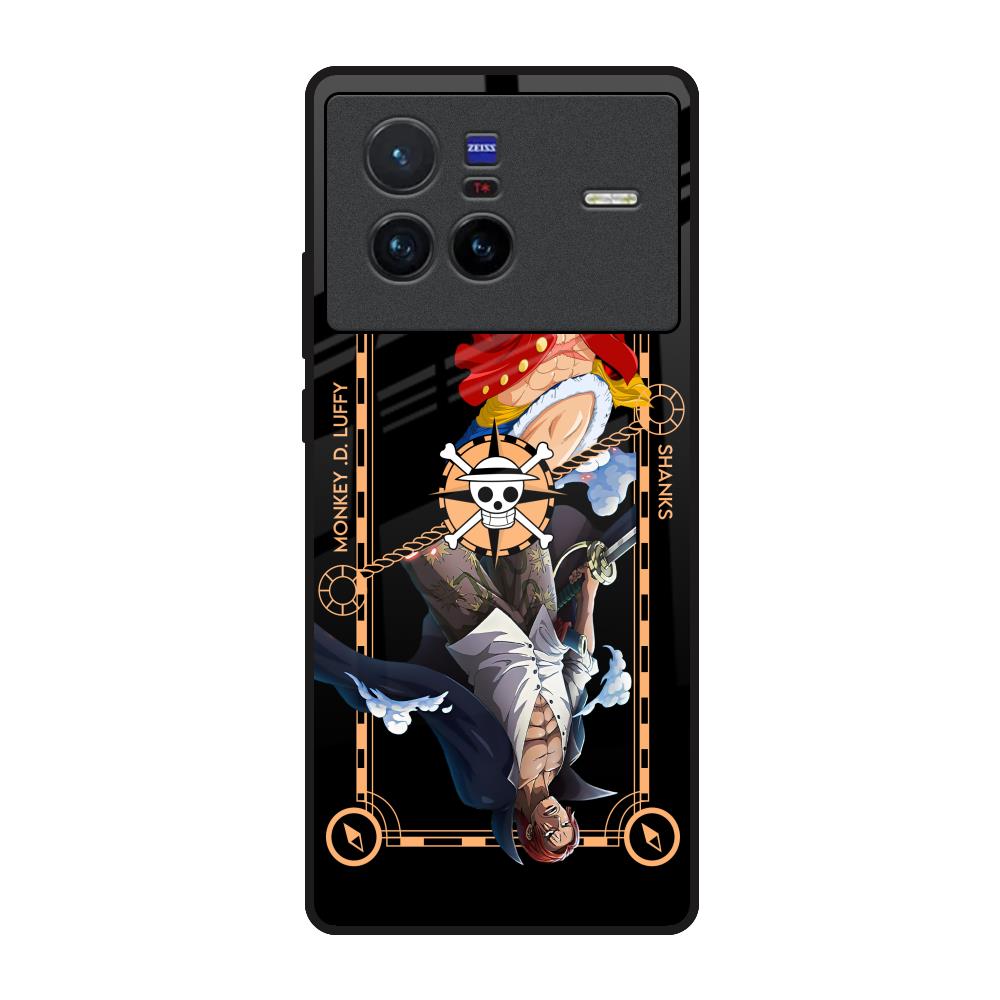 Shanks & Luffy Vivo X80 5G Glass Back Cover Online