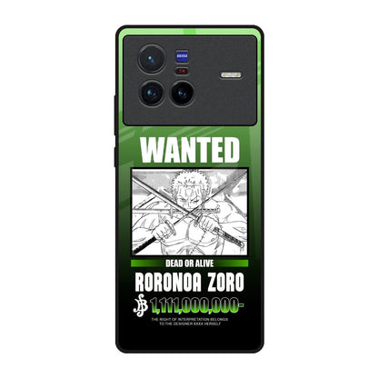 Zoro Wanted Vivo X80 5G Glass Back Cover Online