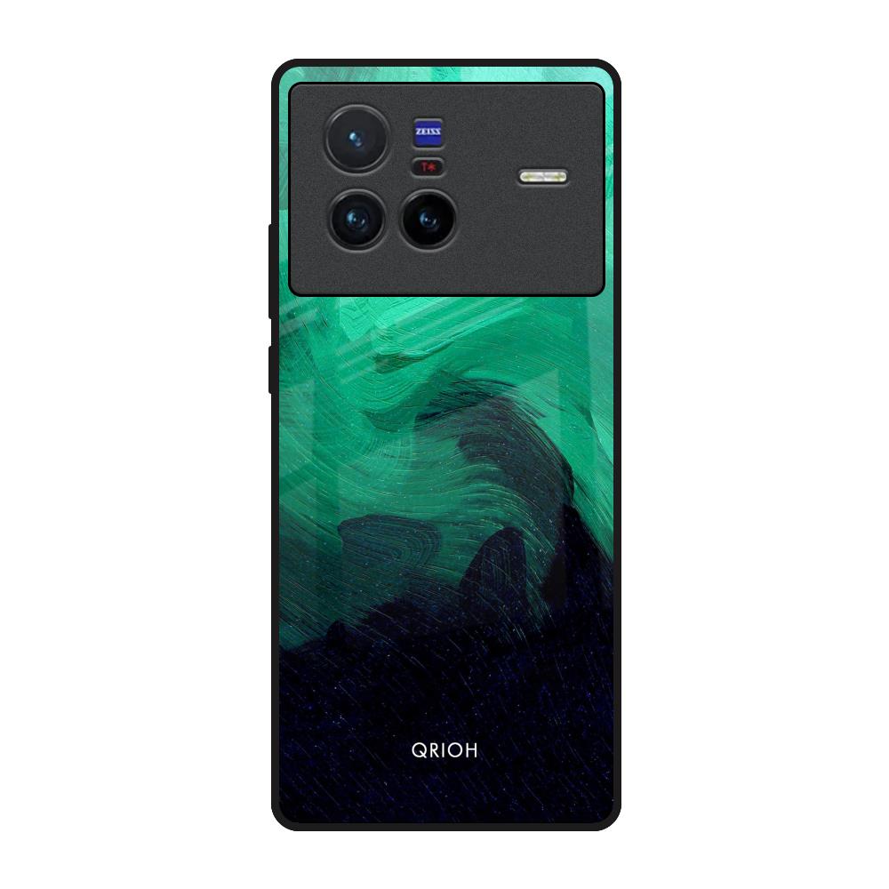 Scarlet Amber Vivo X80 5G Glass Back Cover Online