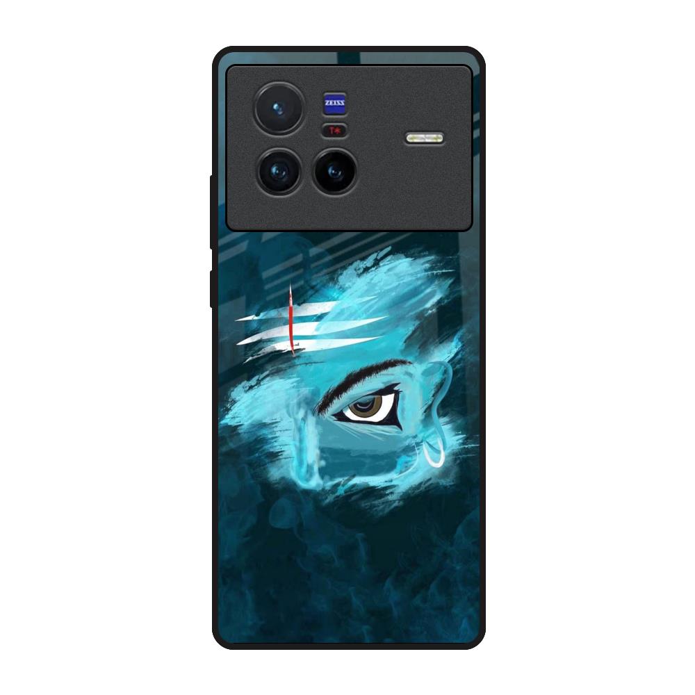 Power Of Trinetra Vivo X80 5G Glass Back Cover Online