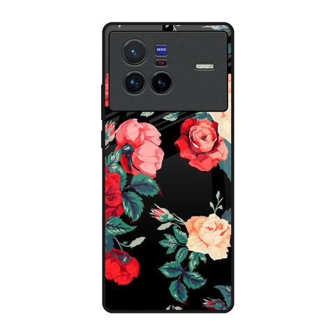 Floral Bunch Vivo X80 5G Glass Back Cover Online