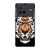 Angry Tiger Vivo X80 5G Glass Back Cover Online