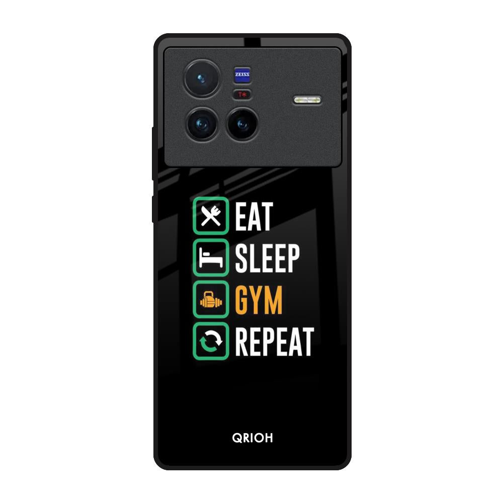 Daily Routine Vivo X80 5G Glass Back Cover Online