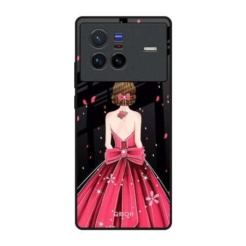 Fashion Princess Vivo X80 5G Glass Back Cover Online