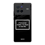 Dope In Life Vivo X80 5G Glass Back Cover Online