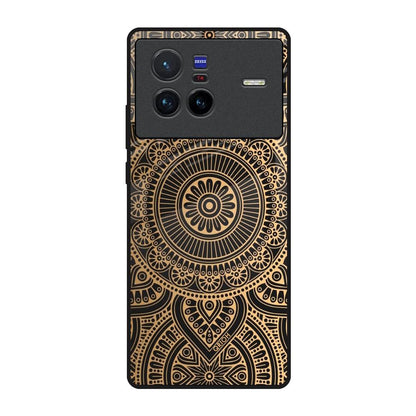 Luxury Mandala Vivo X80 5G Glass Back Cover Online