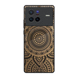 Luxury Mandala Vivo X80 5G Glass Back Cover Online