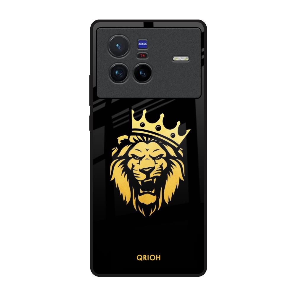 Lion The King Vivo X80 5G Glass Back Cover Online