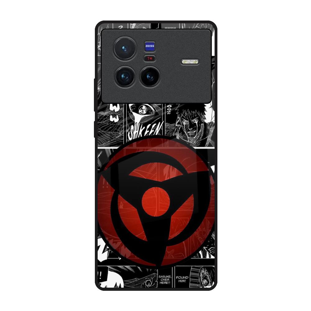 Sharingan Vivo X80 5G Glass Back Cover Online