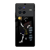 Luffy Line Art Vivo X80 5G Glass Back Cover Online