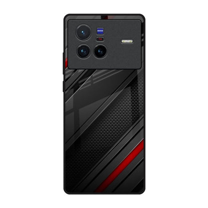 Modern Abstract Vivo X80 5G Glass Back Cover Online