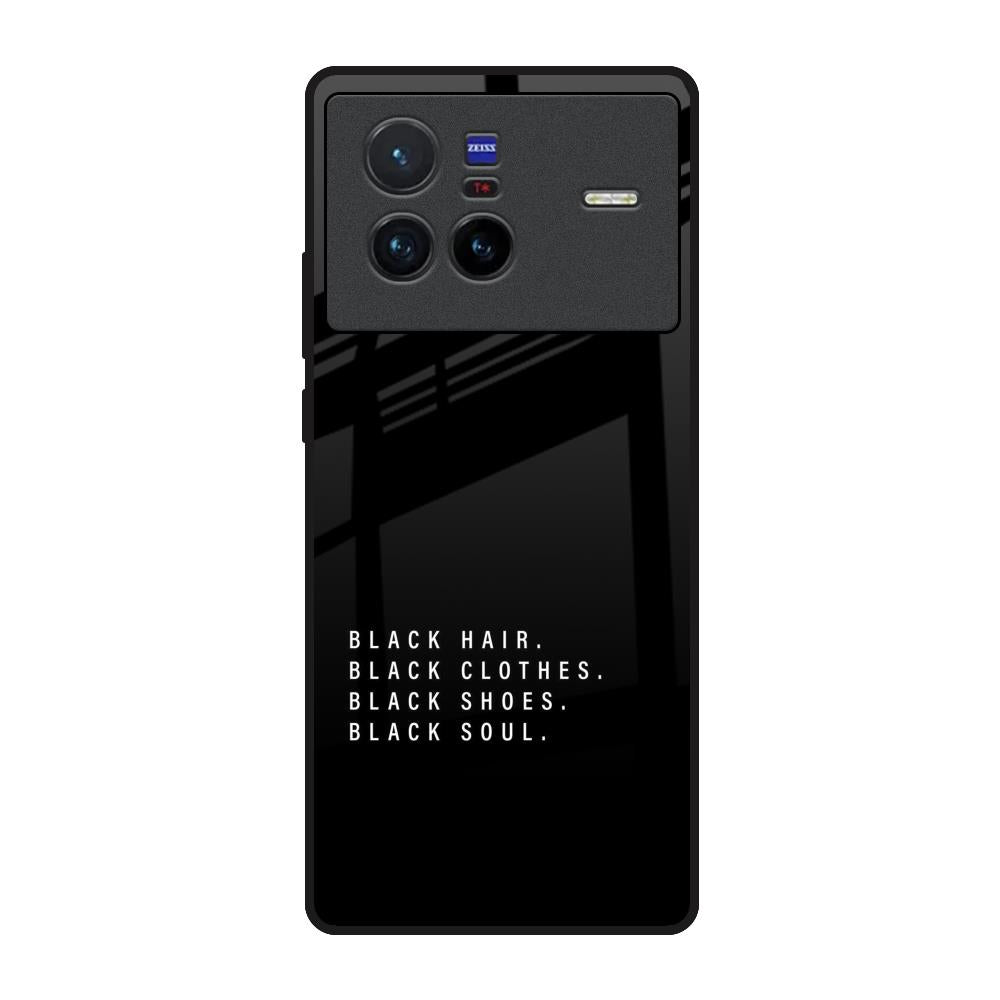 Black Soul Vivo X80 5G Glass Back Cover Online