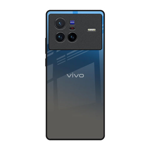 Blue Grey Ombre Vivo X80 5G Glass Back Cover Online