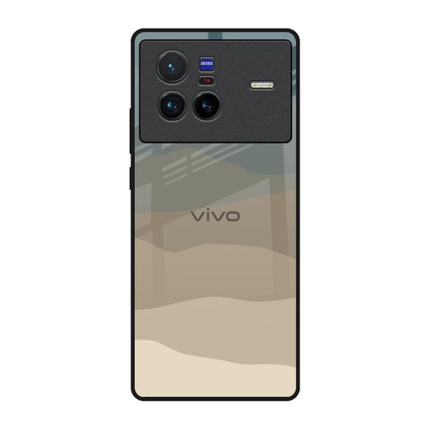 Abstract Mountain Pattern Vivo X80 5G Glass Back Cover Online