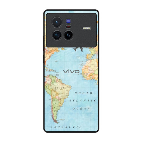 Fly Around The World Vivo X80 5G Glass Back Cover Online