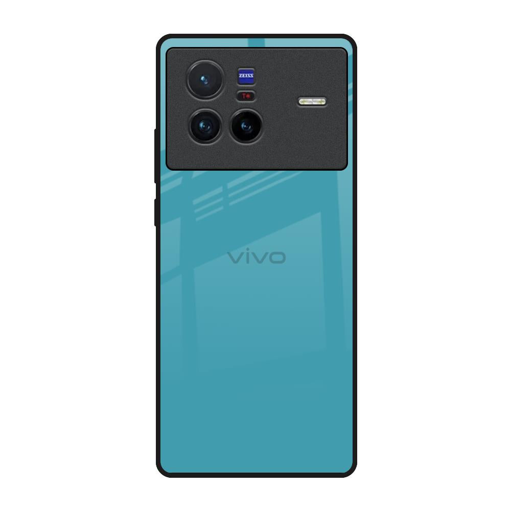 Oceanic Turquiose Vivo X80 5G Glass Back Cover Online