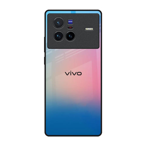 Blue & Pink Ombre Vivo X80 5G Glass Back Cover Online