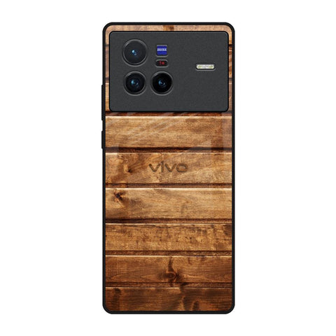 Wooden Planks Vivo X80 5G Glass Back Cover Online