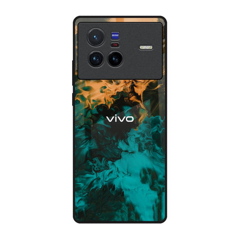 Watercolor Wave Vivo X80 5G Glass Back Cover Online