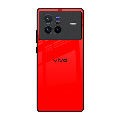 Blood Red Vivo X80 5G Glass Back Cover Online