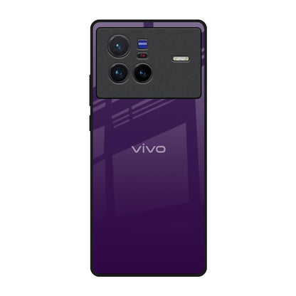 Dark Purple Vivo X80 5G Glass Back Cover Online