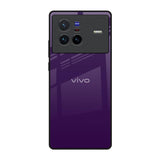 Dark Purple Vivo X80 5G Glass Back Cover Online