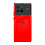 Blood Red Vivo X80 5G Glass Back Cover Online