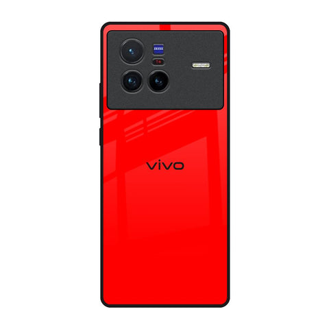 Blood Red Vivo X80 5G Glass Back Cover Online