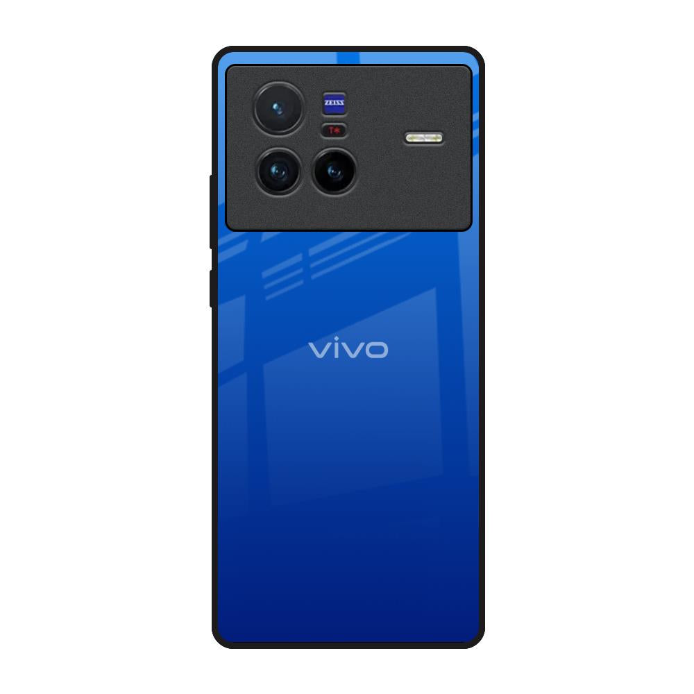 Egyptian Blue Vivo X80 5G Glass Back Cover Online