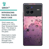 Space Doodles Glass Case for Vivo X80 5G