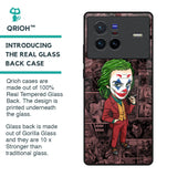 Joker Cartoon Glass Case for Vivo X80 5G