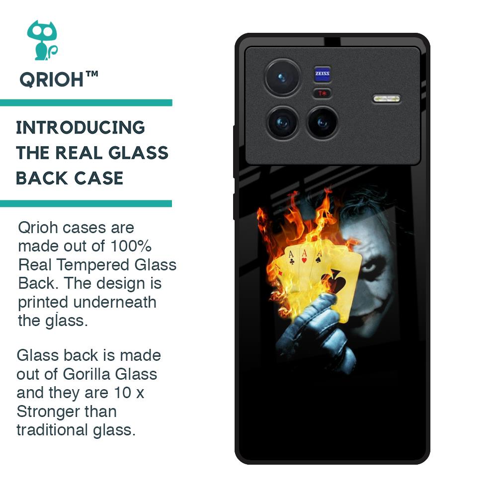 AAA Joker Glass Case for Vivo X80 5G