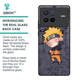 Orange Chubby Glass Case for Vivo X80 5G