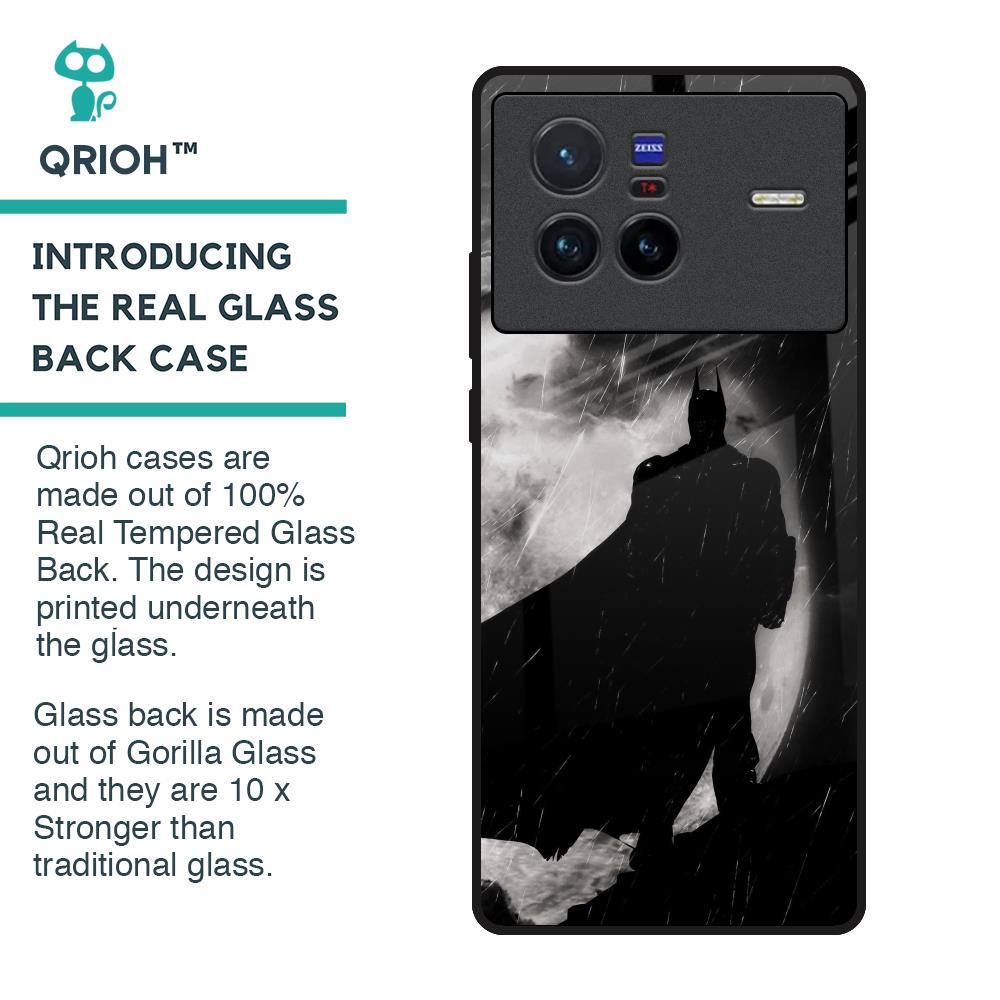 Dark Warrior Hero Glass Case for Vivo X80 5G